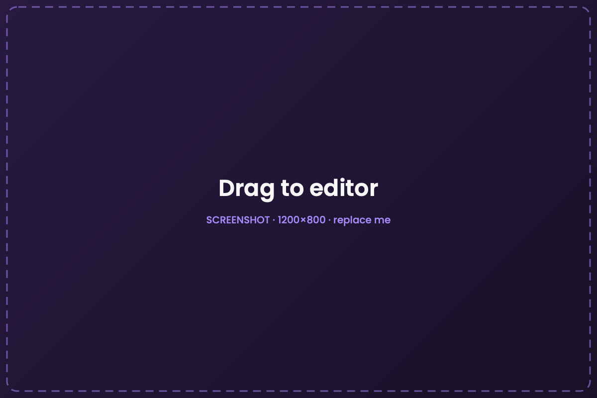 Drag straight into your timeline.